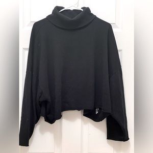 American eagle turtleneck cropped sweater